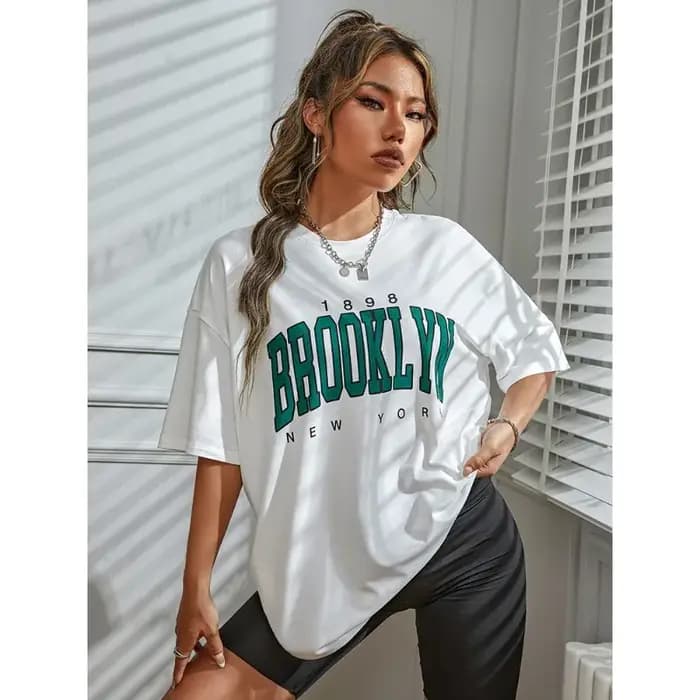 T-shirt imprimé BROOKLYN pour hommes et femmes
