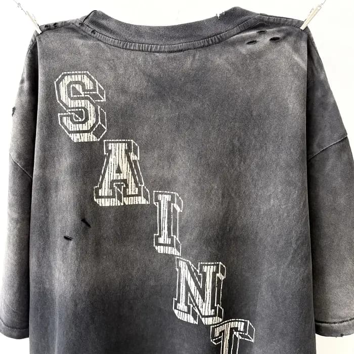 T-shirts imprimés Saint x Death Angel 2026ss pour femmes et hommes
