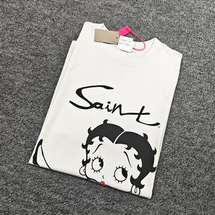 Yao mode Saint de Michael Streetwear Vintage Baggy surdimensionné conception commune graphiques imprimer hauts hommes
