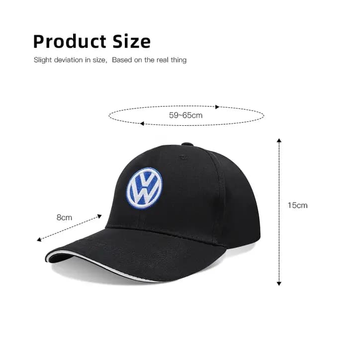 Casquette de baseball avec logo de voiture Volkswagen
