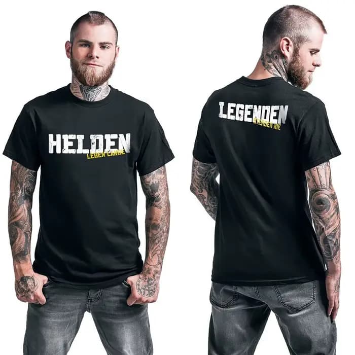T-shirt en coton graphique Hot Böhse Onkelz unisexe