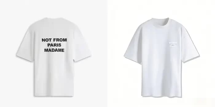 T-shirt noir à manches courtes été 2026