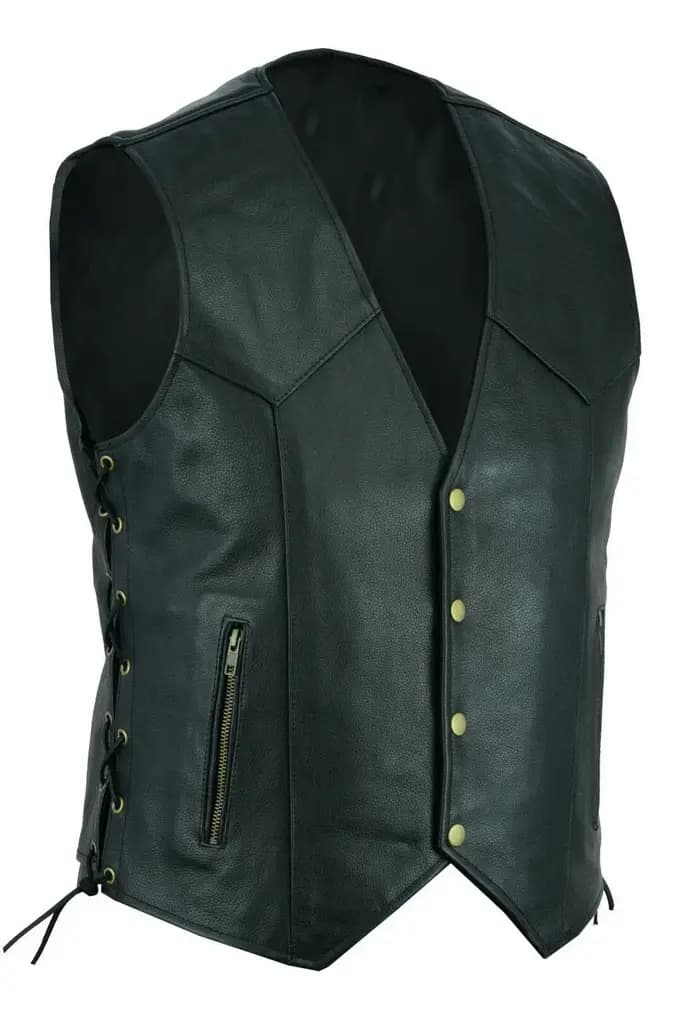 Gilet en cuir Punk mode manteau décontracté moto