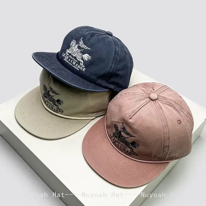 Nouvelles casquettes de baseball rétro à lettres imprimées