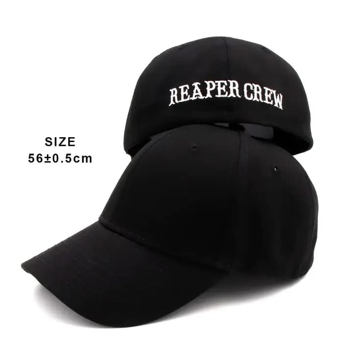 Casquette de baseball Fashion REAPER CREW avec lettres brodées
