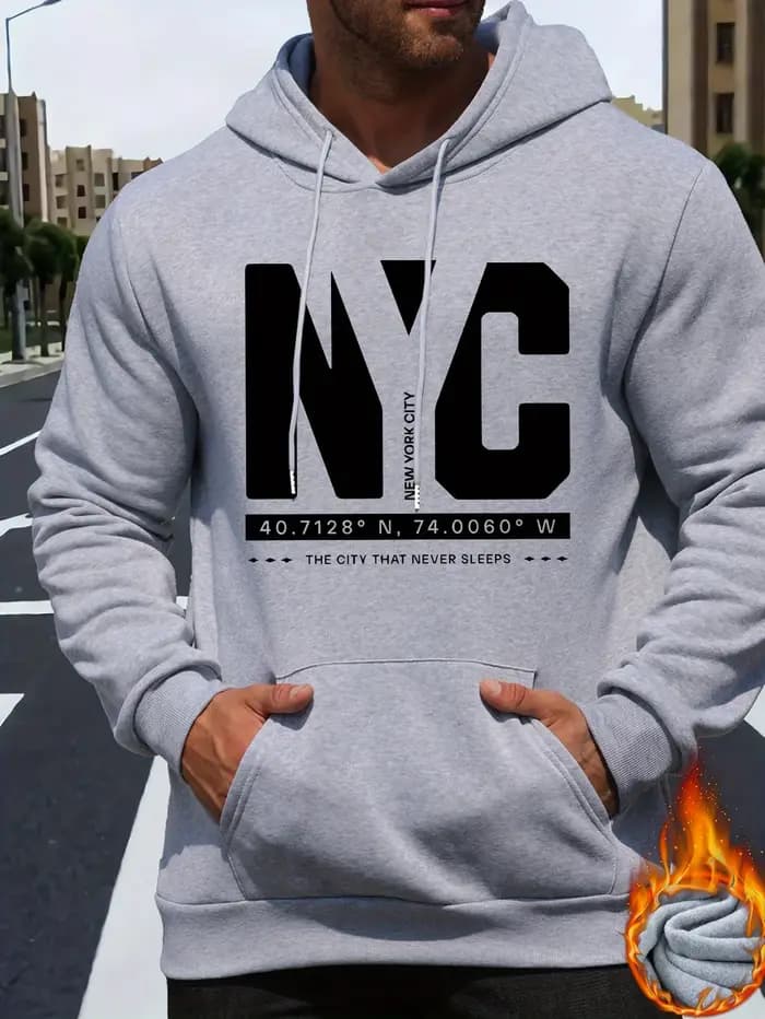 Nouveau design amusant de sweat-shirt à capuche avec imprimé GYE