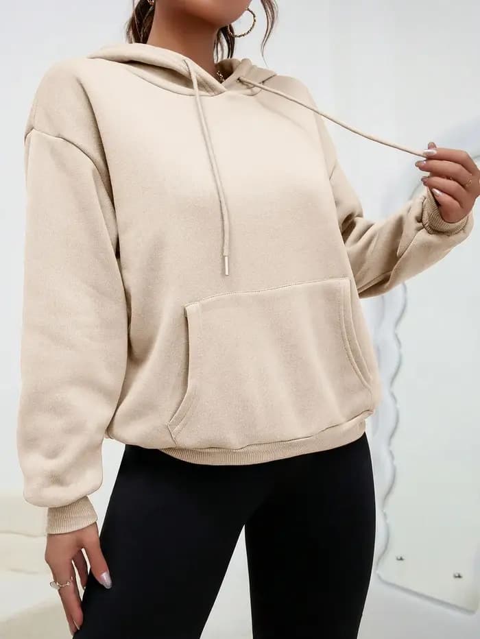 Sweat à Capuche avec Poche pour Femme