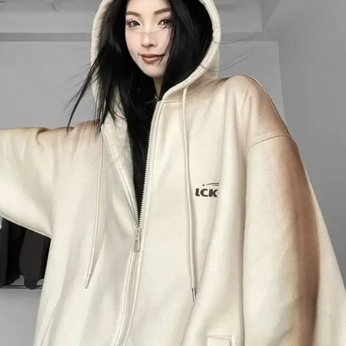 Sweat à capuche zippé pour femme, sweats à capuche baggy, fermeture éclair, mode coréenne vintage, Y2k, M, XL, Y, 2k, nouveauté