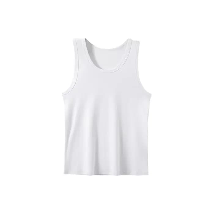 Lot de 3 Gilets en Coton Quatre Saisons pour Hommes, Style Décontracté, T-shirt Sportif Simple pour