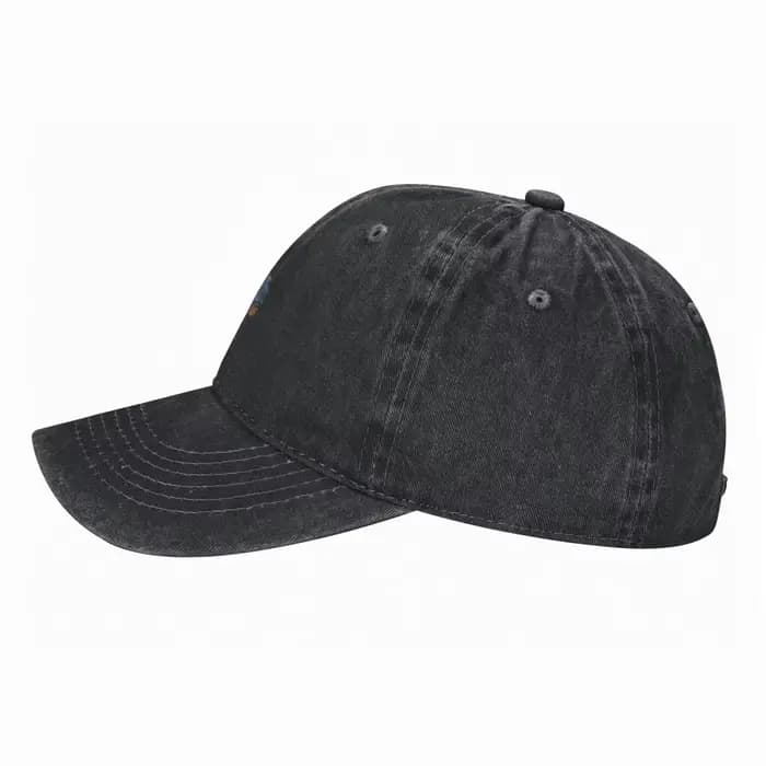 Casquette de baseball en jean personnalisée Polo Basket en coton lavé réglable