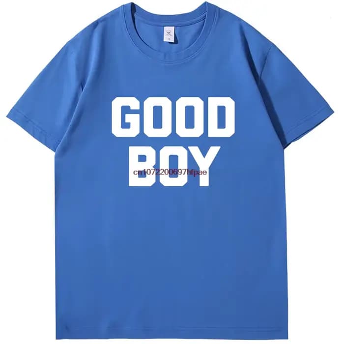 Good Boy T-shirts à manches courtes de haute qualité T-Shirt graphique imprimé été nouveau dans les hauts