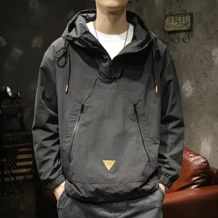 Sweat à capuche zippé grande taille pour homme