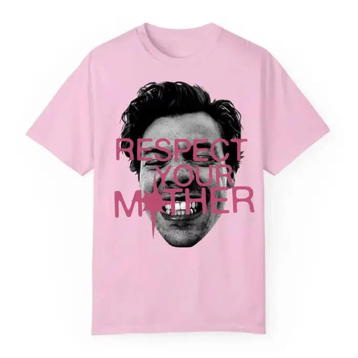 T-shirt unisexe 2026 Harry Styles Respect Your Mother – Vêtement d'été en coton
