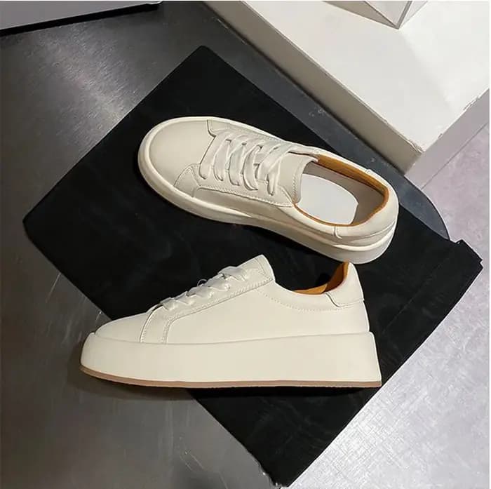 Chaussures en cuir véritable pour femmes
