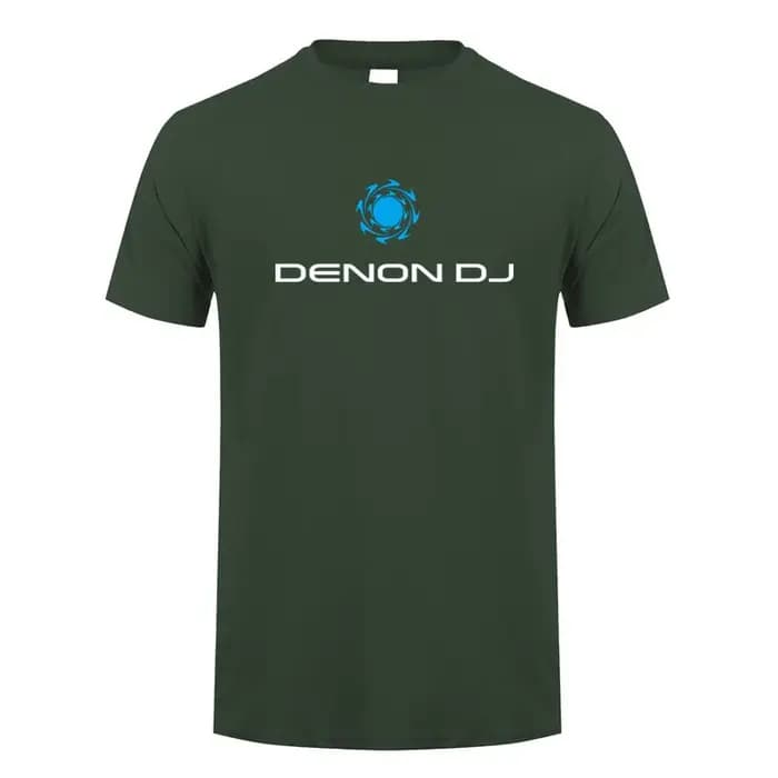 Denon Dj t-shirt été hommes coton col rond à manches courtes joueur médias T-shirts homme hauts LH-303
