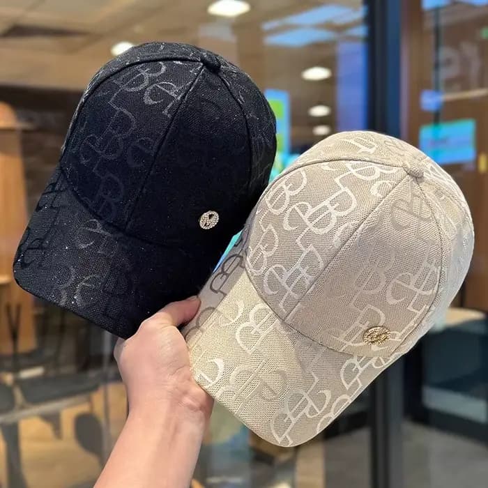 Casquette de baseball unisexe réglable tendance avec logo rond, idéale pour toutes les saisons (printemps, été, automne)