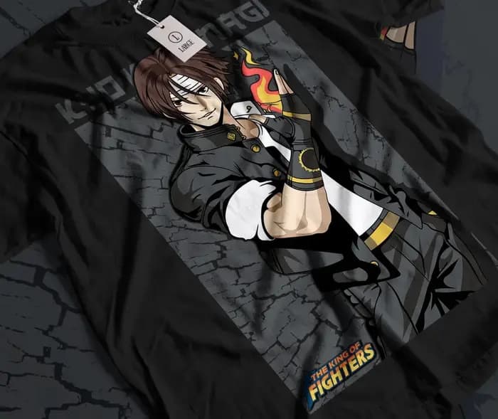 KOF2002 Kof 2k2 personnage sélectionné Premium T-shirt pour hommes et femmes été pur coton décontrac