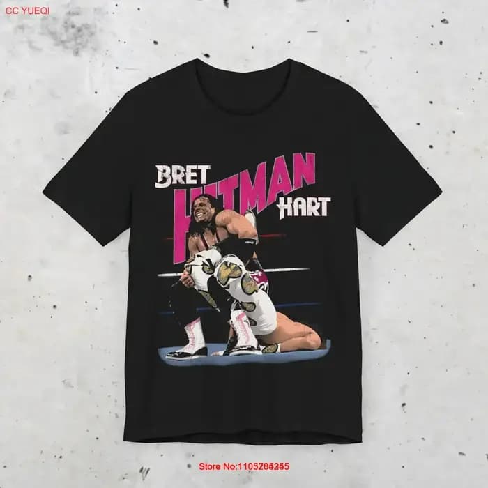 T-shirt Bret Hitman Hart de lutte