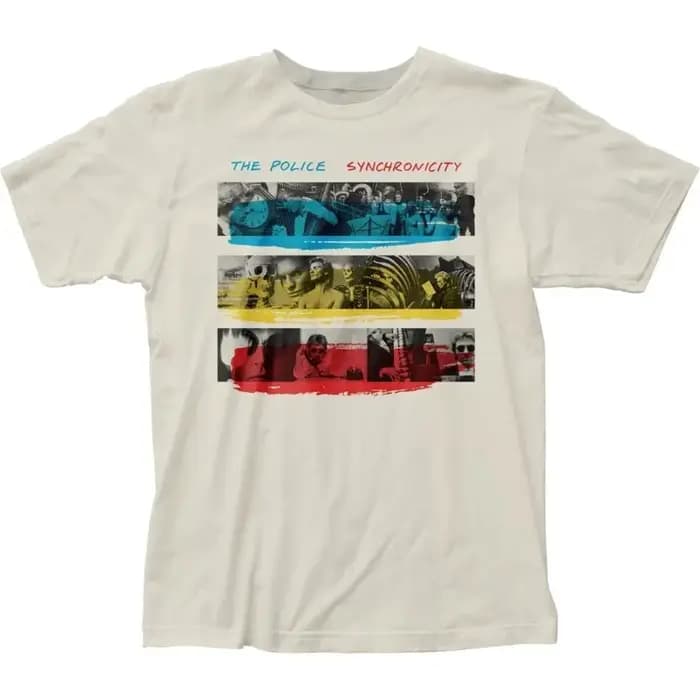 T-shirt pour hommes The Police Synchrocity