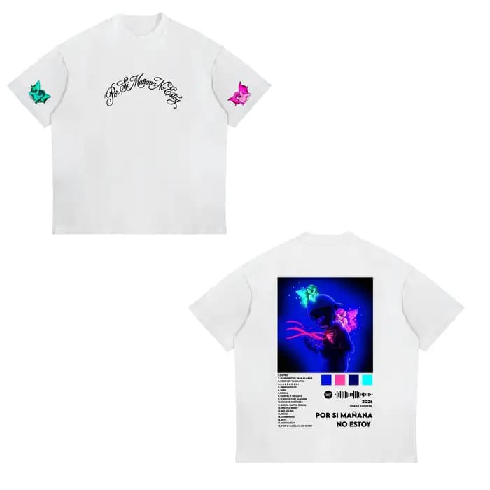 T-shirt Singer Omar Courtz Primera Musa Tour 2025 – Nouvelle Collection Mode Harajuku pour Hommes et
