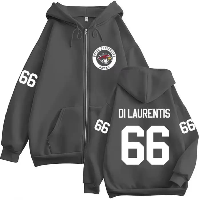 Di Laurentis 66 Off Campus Hockey – sweat-shirt à capuche avec fermeture éclair pour hommes