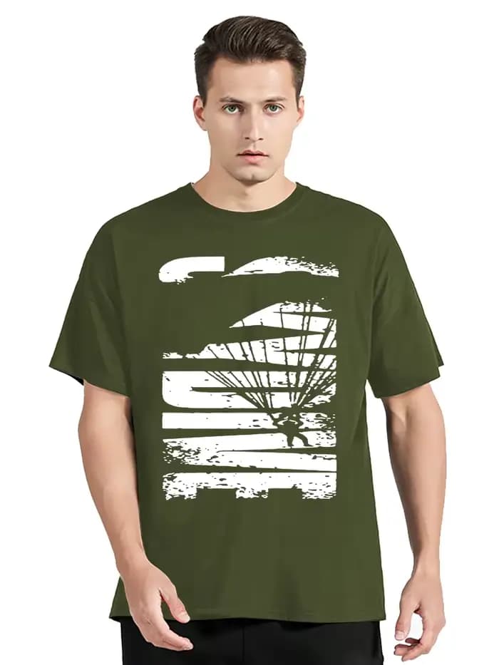 T-shirt col rond unisexe