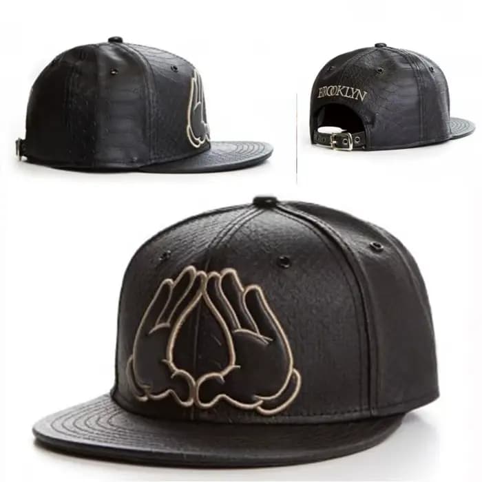 Casquette en cuir de marque Fashio pour hommes et femmes