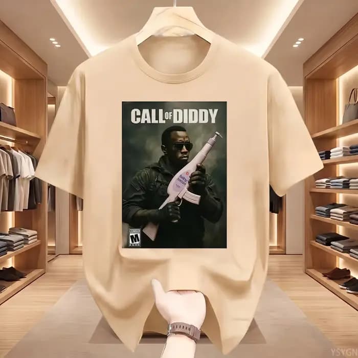 T-shirt Call of Diddy pour hommes et femmes