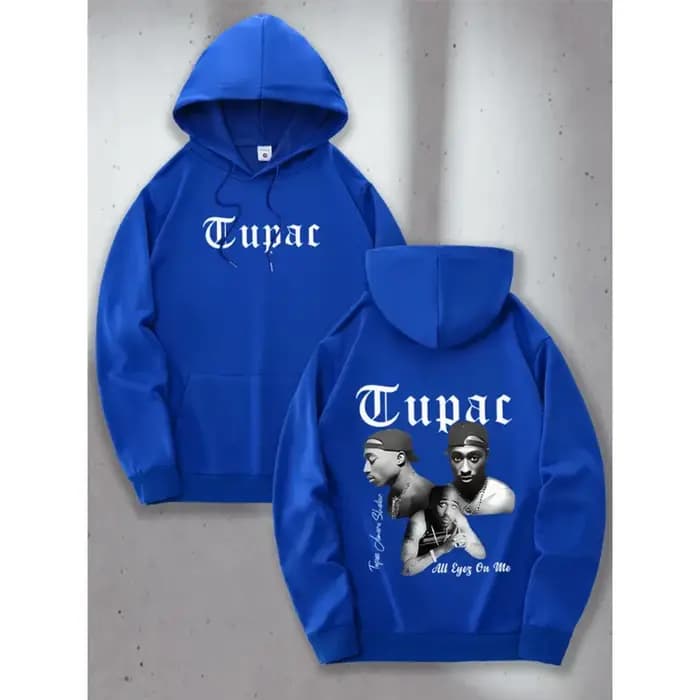 Sweat-shirt à capuche Tupac 2pac pour homme et femme