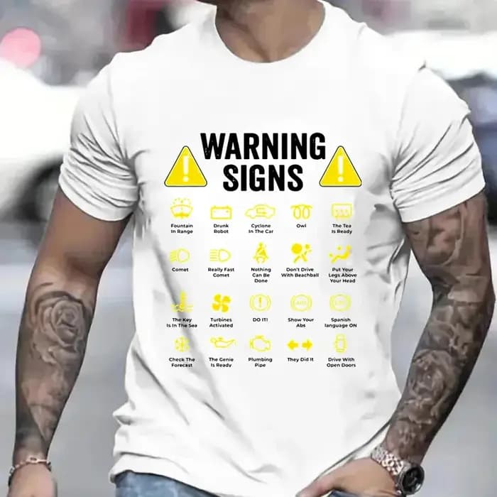 T-shirt de conduite amusant pour hommes
