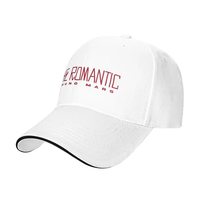 Casquette de baseball vintage Bruno Mars The Romantic Tour 2026, casquette de camionneur unisexe pour l'été, pour hommes, randonnée, pêche, casquette snapback