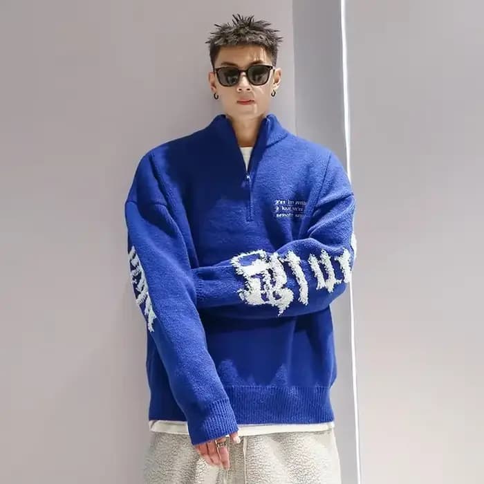 Survêtement Harajuku pour Homme avec Fermeture Éclair