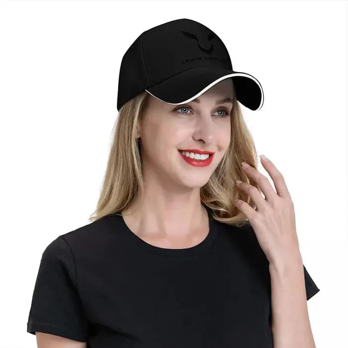 Casquette de baseball noire LUG HAMILTON avec logo