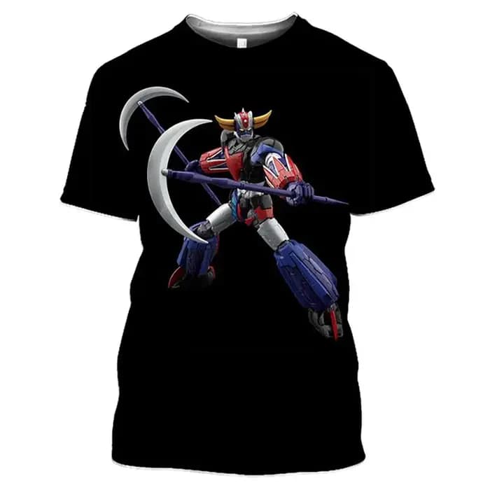 Été Goldorak Anime UFO Robot Grendizer impression 3D T-Shirts hommes femmes mode surdimensionné t-shirt Harajuku