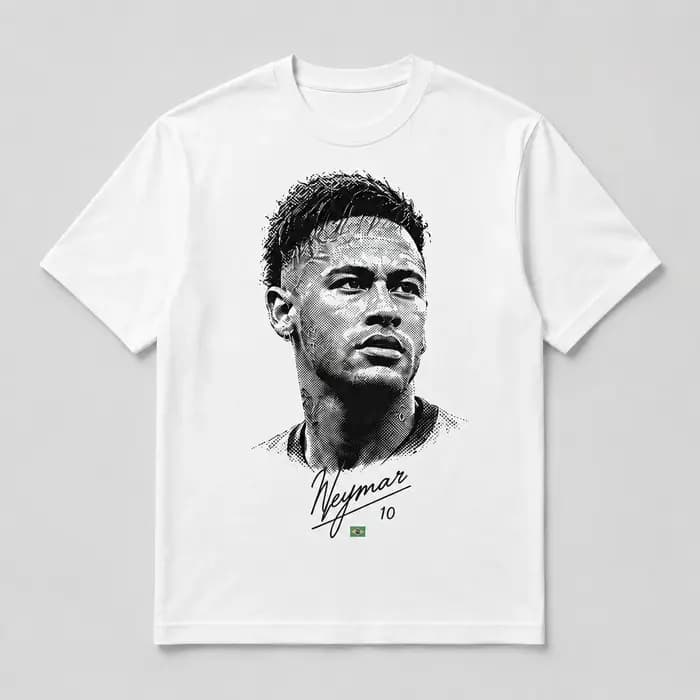T-shirt de l'équipe nationale de football du Brésil Neymar 2026 – Vêtements pour hommes et femmes