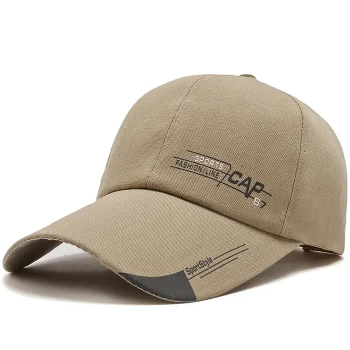 Casquette de baseball à longs bords pour hommes