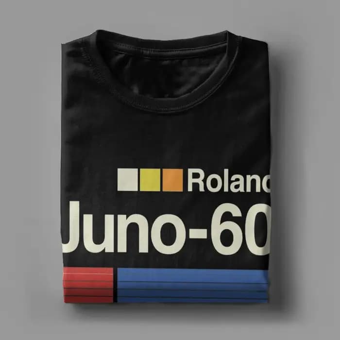 Hommes Juno 60 Horizontal Roland T-Shirt coton vêtements nouveauté à manches courtes col rond