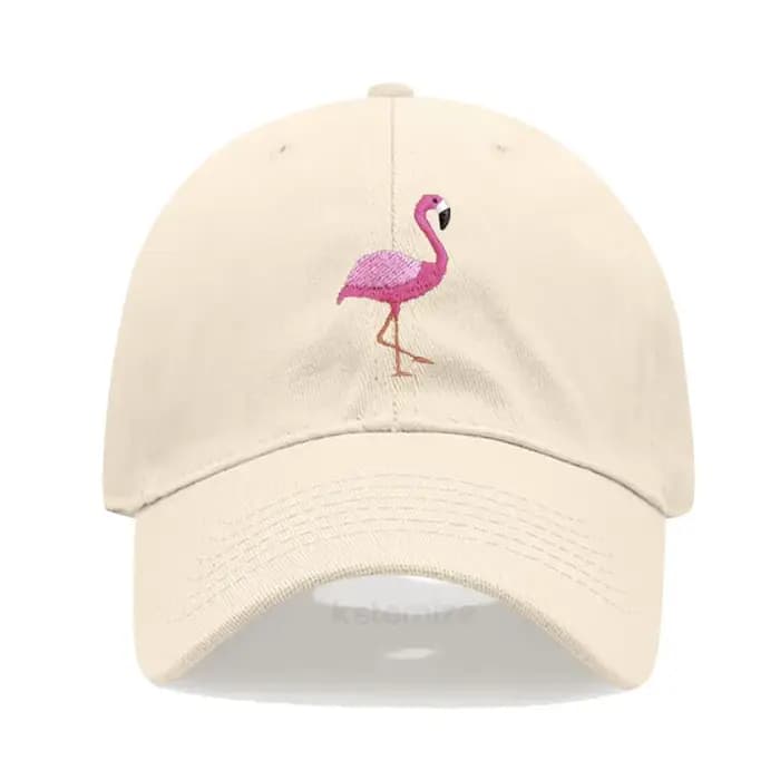 Casquettes de Baseball flamant rose brodées d'animaux pour hommes et femmes
