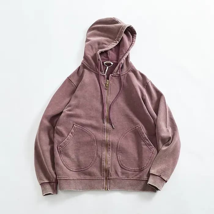 Cardigan à capuche en laine de coton rapcotton pour hommes