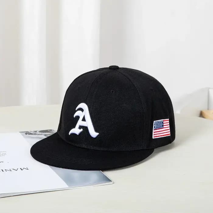 Casquette de baseball de style hip-hop avec dessus plat