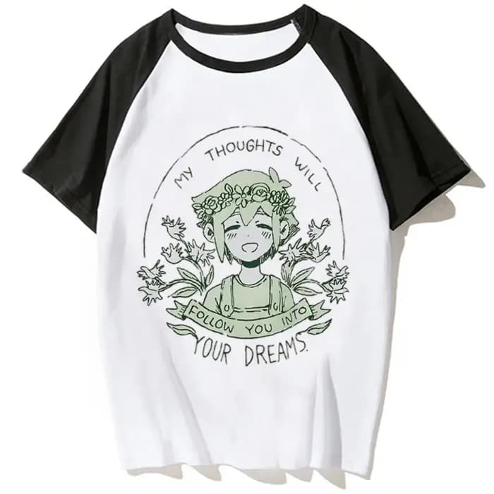 Omori t-shirts femmes japonais été t-shirt fille bande dessinée vêtements