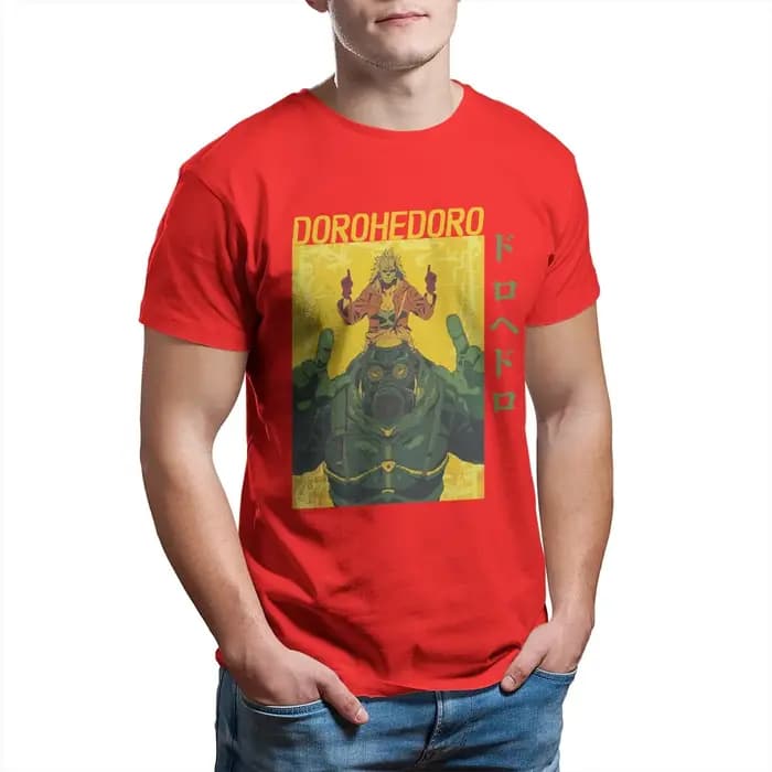 T-shirt imprimé anime Dorohedoro