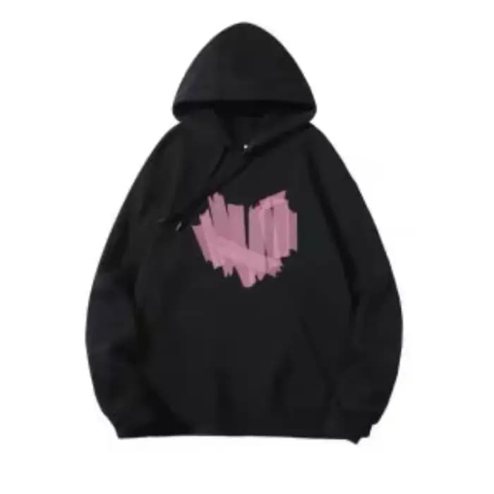 Sweat à capuche mignon vêtements pour femmes Sherpa lettrage abstrait