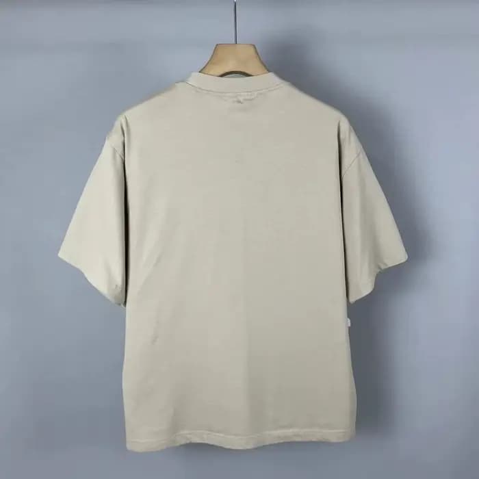 T-shirt à manches courtes 26SS Summer Street Paris, grand logo, nouvelle collection High Street