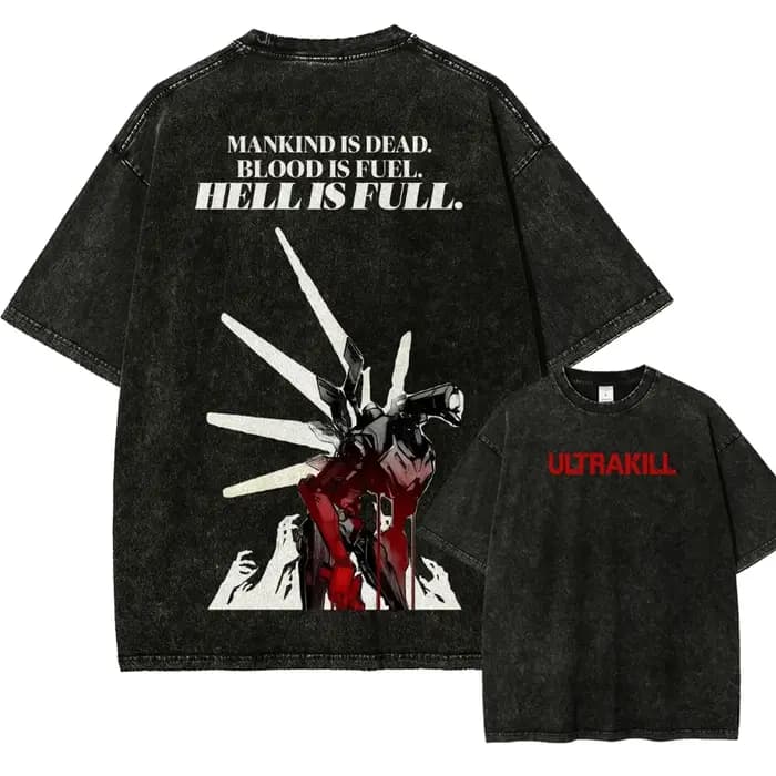 T-shirt délavé Ultrakill