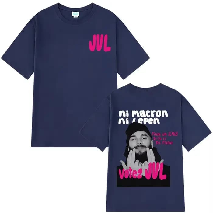 T-shirts graphiques tendance JUL, rappeur français 2026, pour hommes et femmes, T-shirt hip-hop déco