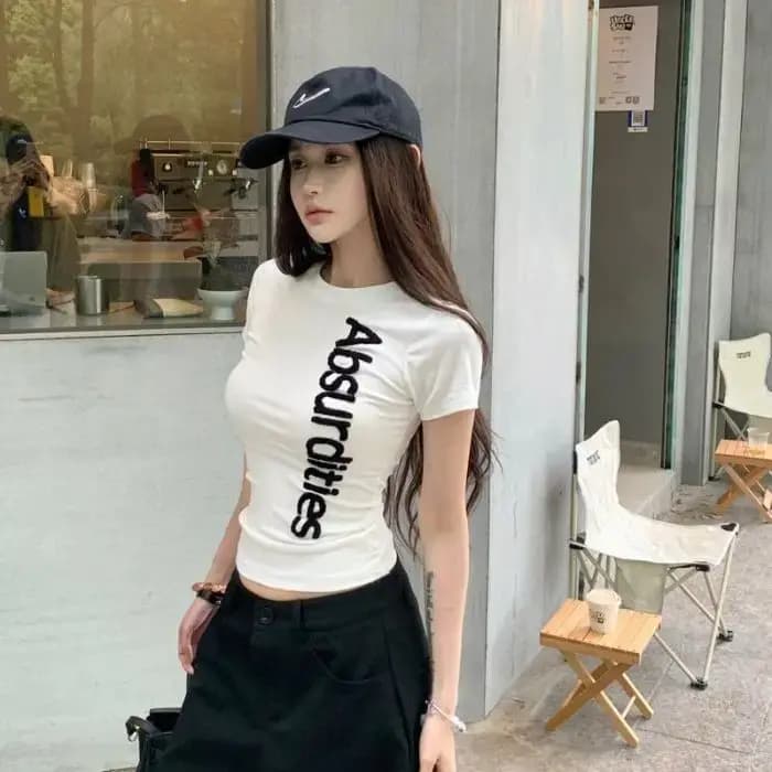 T-shirt d'été pour femme à manches courtes