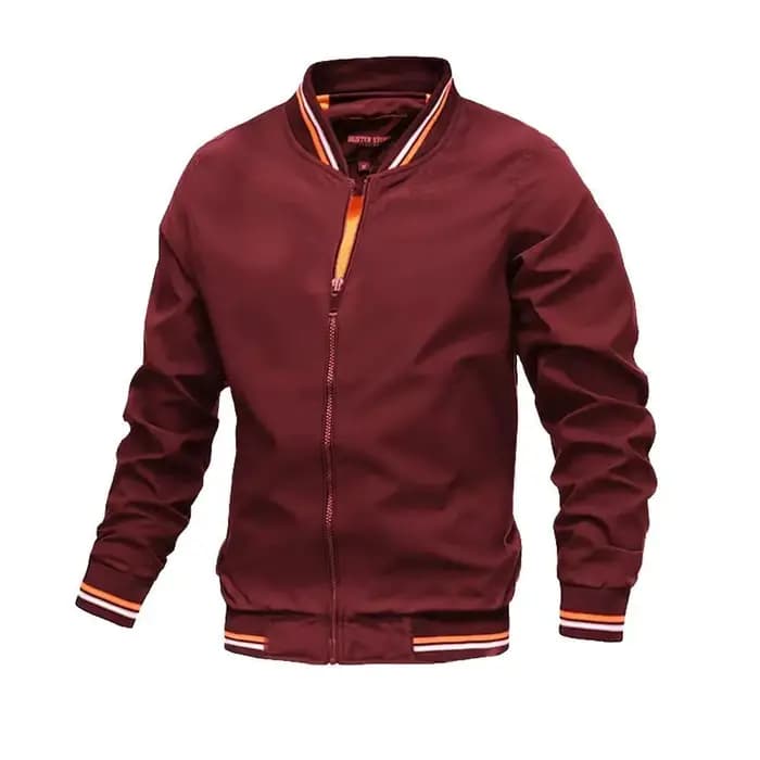 2024 printemps été Bomber veste hommes noir décontracté coupe ajustée Baseball hommes vestes nouvell