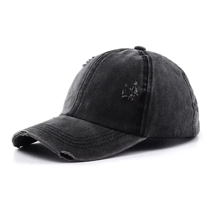 Casquette de baseball en coton délavé pour femme