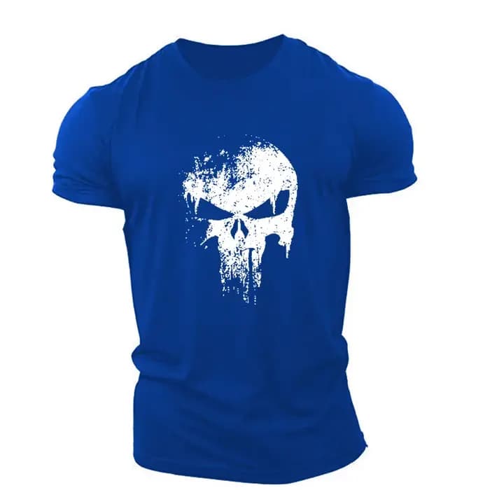 T-shirt Horror Skulls à manches courtes pour hommes